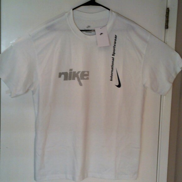 NEW NIKE SPORTWEAR "Trademark Max90 Tee" MEN'S OFF-WHITE T-SHIRT L HQ9262-100 - Picture 1 of 12